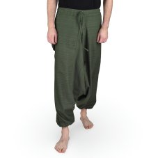 Harémové kalhoty aladin MIN, tmavě zelená