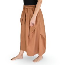 Capri culottes kalhoty DIN, hnědá