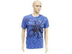 Tričko bavlna, potisk Chobotnice - tmavě modré