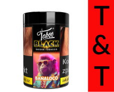 Tabák do vodní dýmky Taboo Black 50 g T&T Banaloco