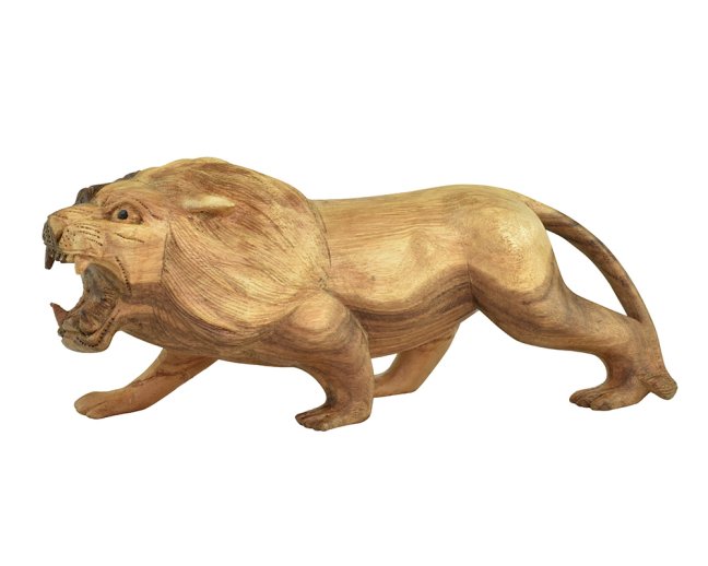 Dřevěná dekorace Lev 20 - var. A