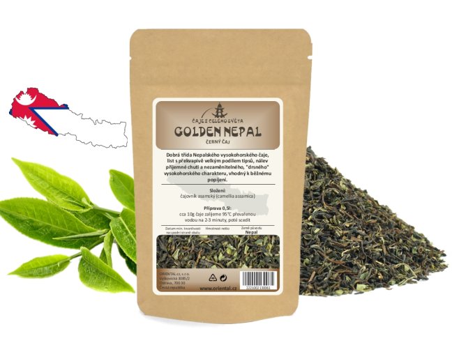 Černý čaj Golden Nepal - Gramáž čaje: 1000 g