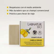 Tuhý šampon pro mastné vlasy 75 g Labnatur Bio