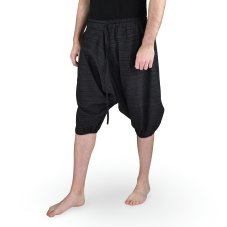 Harémové kalhoty aladin SRI, kraťasy, černá, II. jak
