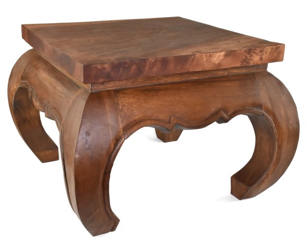 Opiový stolek 50 x 50 cm dvoubarevný - sleva