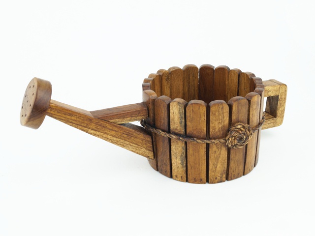 Dřevěná dekorace konvička Ewer 26 cm