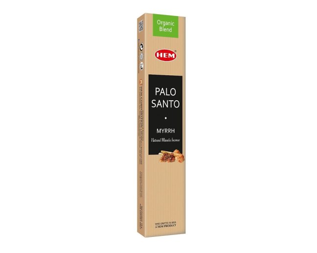 Indické vonné tyčinky HEM Palo Santo, Myrrh Masala 15 g Indické vonné tyčinky HEM Palo Santo, Myrrh Masala 15 g