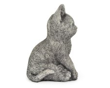 Zahradní betonová dekorace - Sedící koťátko