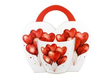 Hrnek Srdce balónky 400 ml