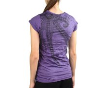 Tričko dámské krátký rukáv SURE, Octopus, fialová