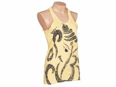 Tílko SURE, Ganesh, bavlna, žlutá