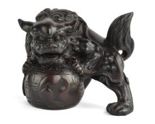 Čínský lev R 8 x 9cm - pryskyřice