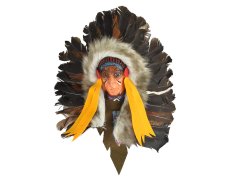Závěsná dekorace Indiánský náčelník 20 cm - var. R
