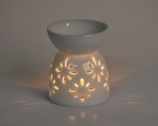 Aromalampa bílá - Květy
