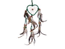 Lapač snů Heart 7 cm zelený
