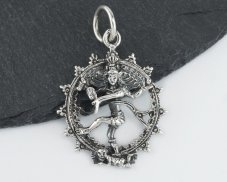 Stříbrný přívěsek Višnu
