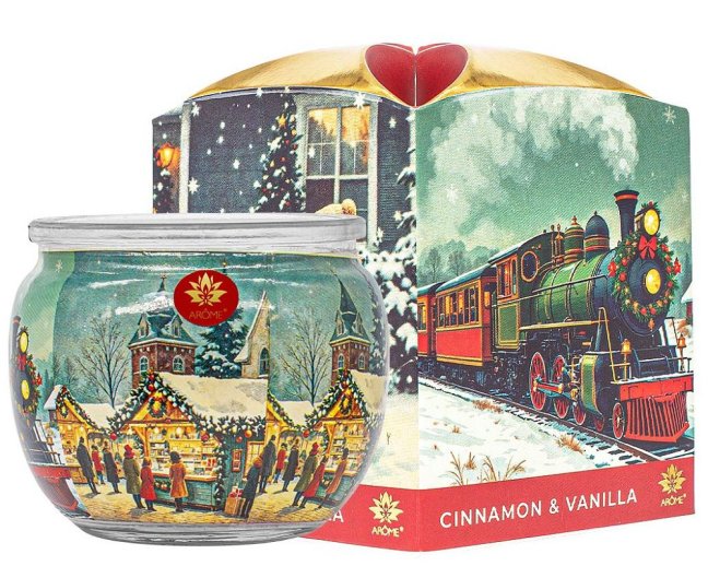 Vonná svíčka ve skle 90 g - Cinnamon & Vanila