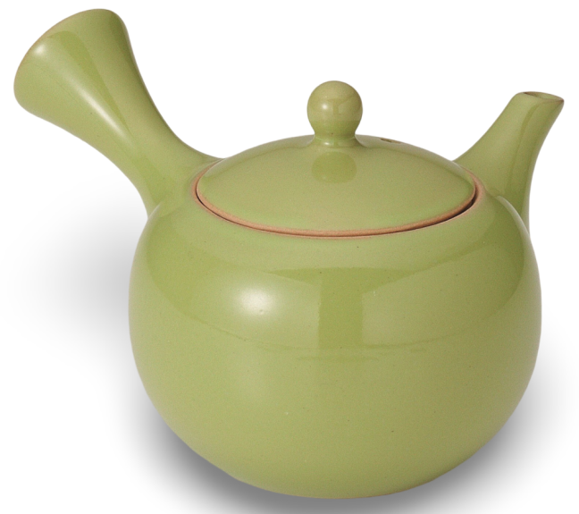 Keramická Kyusu konvice zelená 380 ml