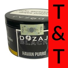 Tabák Dozaj Black T&T Havan Purro 125 g