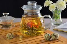 Kvetoucí čaj - He Jia Huan Le "Rodinné štěstí" - 1 ks