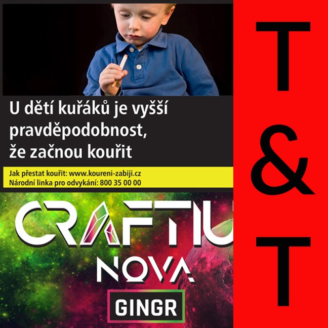 Tabák do vodní dýmky Craftium Nova Gingr 40 g