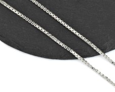 Stříbrný řetízek hranatý masivní 56 cm