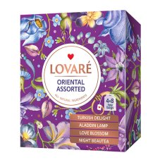 Kolekce čajů Lovaré Oriental Assorted (32 sáčků) 64 g