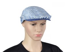 Bekovka Kartik, světle modrá, pruhy