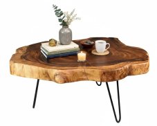 Dřevěný konferenční stolek 102 x 94 cm II. jakost