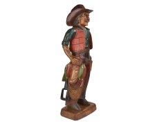 Dřevěná socha Kovboj var. B 100 cm - sleva