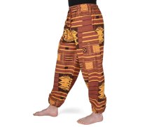 Kalhoty jóga WAAN, oranžovočervené