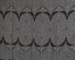 Sarong - Pareo REN, mandala kruh, hnědá, II. jakost