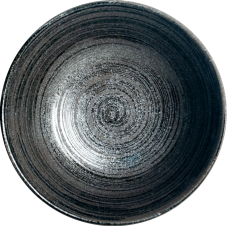 Keramická mísa na ramen Japan Uzu černá 21 cm