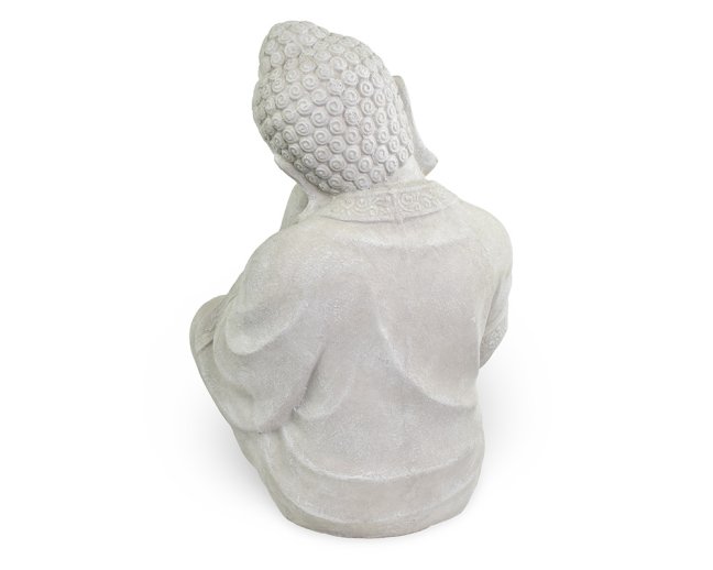 Odlehčená socha Buddha s mísou Alms - 55 cm