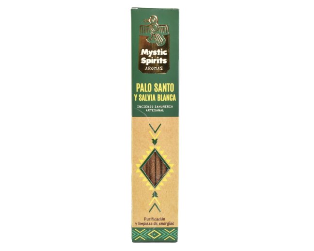 Indické vonné tyčinky Mystic Spirits Palo Santo a Bílá Šalvěj 8 ks Indické vonné tyčinky Mystic Spirits Palo Santo a Bílá Šalvěj 8 ks