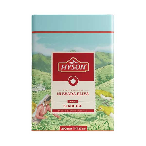 Černý čaj HYSON Ceylon Supreme Nuwara Eliya 200g Černý čaj HYSON Ceylon Supreme Nuwara Eliya 200g