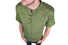 Kurta pánská ANKITA, krátký rukáv, světle zelená