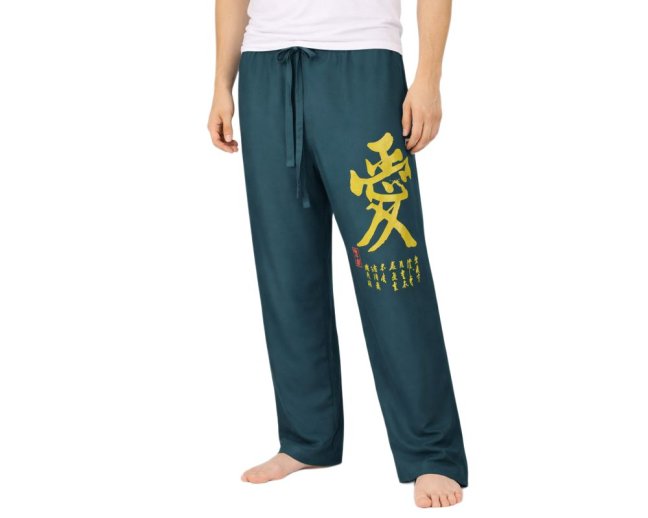 Kalhoty Nippon dlouhé, bavlna, tmavě zelené, láska