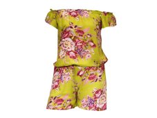 Overal kraťasy TUHINGA, růže, zelený