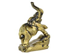 Figurka Slon pozlacený E