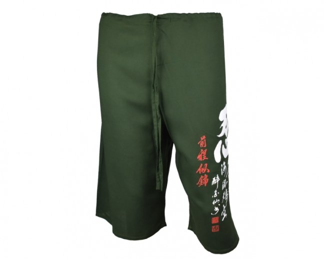 Kalhoty Nippon krátké, bavlna, zelená, trpělivost, vel. XL