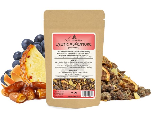 Ovocný čaj Exotic Adventure - Gramáž čaje: 50 g