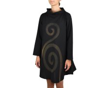 Šaty JEN s límcem, černá