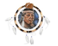 Indiánská závěsná dekorace 30 cm - var. H - II. jakost