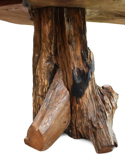 Kořenový dřevěný stůl Root Life  - var. C