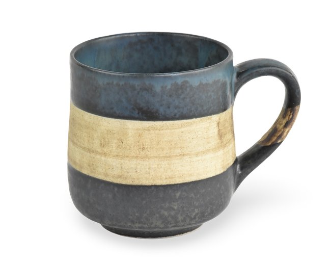 Japonský keramický hrnek modrý 240 ml