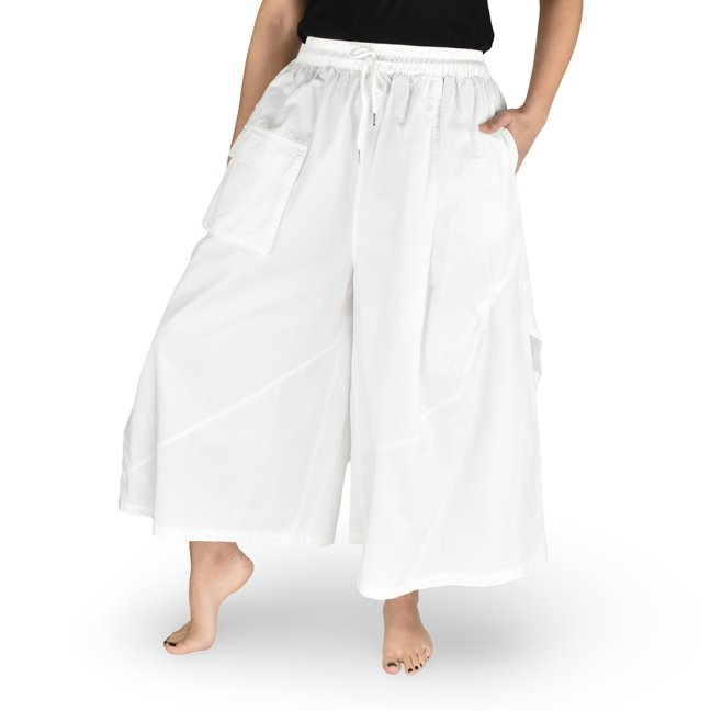 Capri culottes kalhoty DIN, bílá - II. jakost