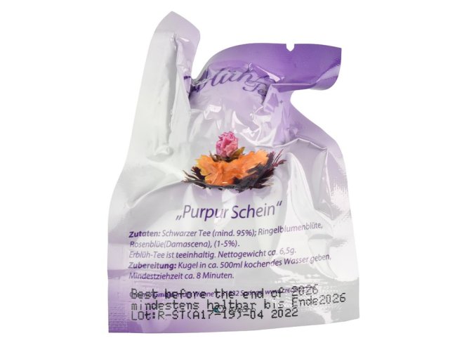 Černý kvetoucí čaj - Purple Shine - 1 ks