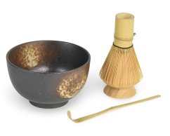 Japonská souprava Matcha set Kurobizen
