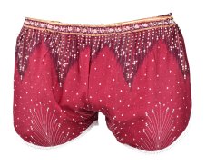 Kraťasy DAO, vínové, puntíky